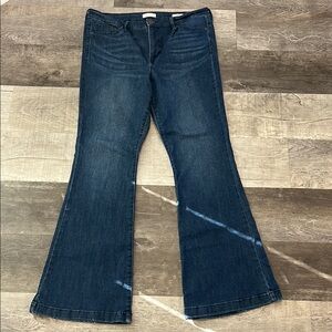 Sofia by Sofia Vergara Dark Blue Flare Jeans